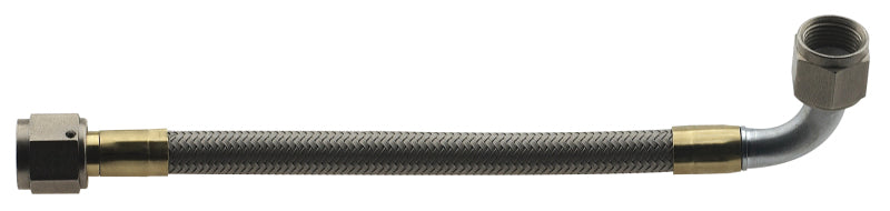 Fragola -6AN Hose Assembly Straight x 90 Degree Steel Nut 84in-thumbmail-1
