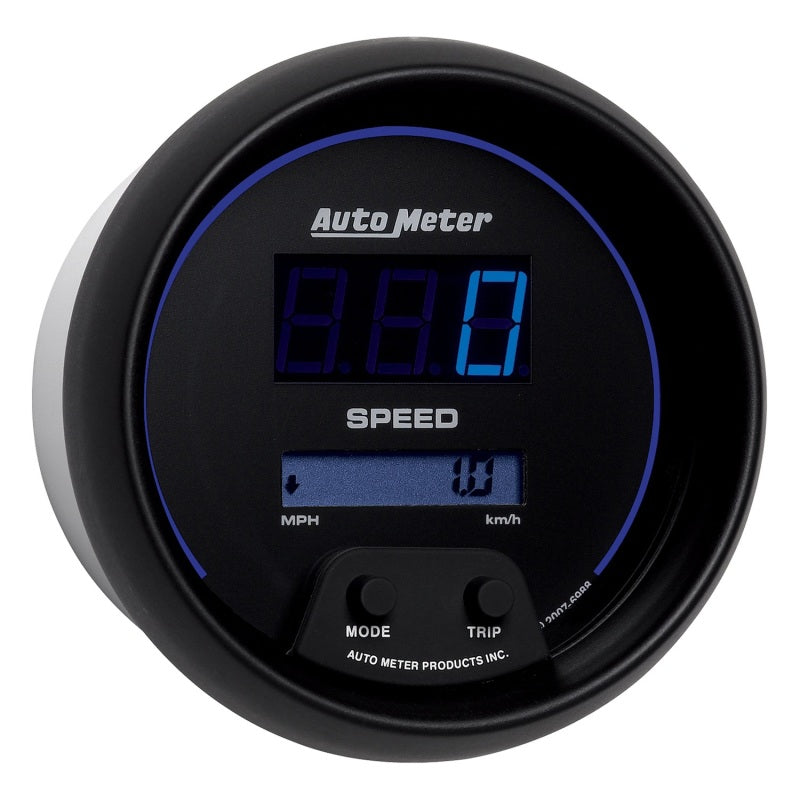 Autometer Cobalt Digital 85.7mm Black Electric Programable Speedometer-thumbmail-2