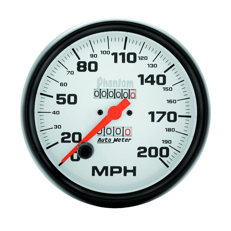 Autometer Phantom 5in 0-200 MPH Mechanical Speedometer-thumbmail-1