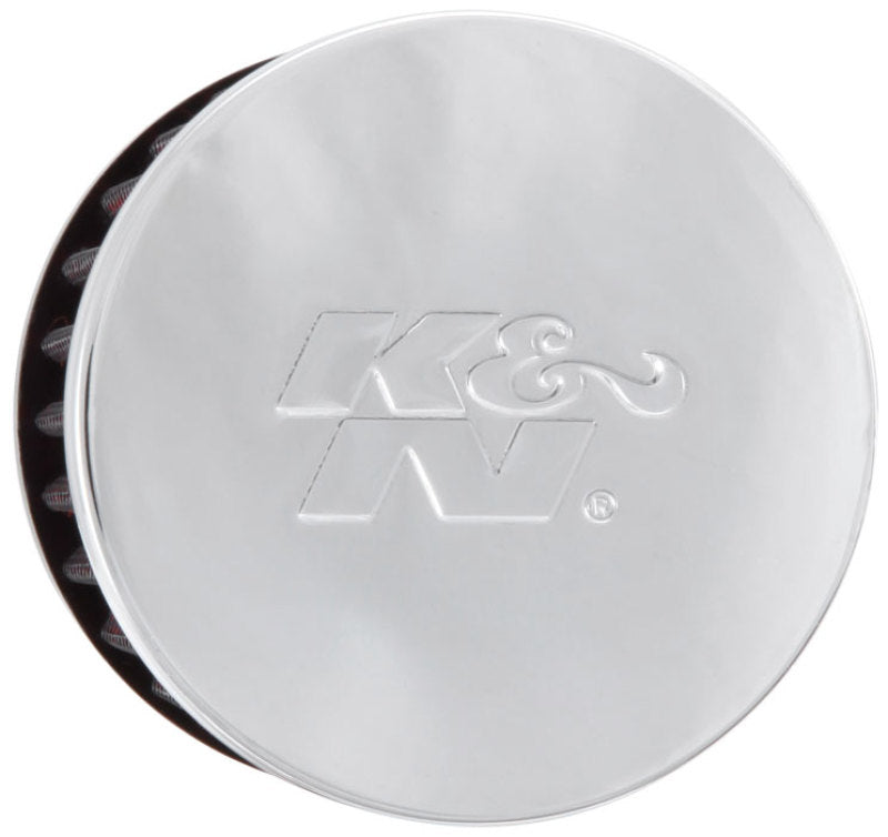 K&N 1.375 inch ID 3 inch OD 2.5 inch H Clamp On Crankcase Vent Filter-thumbmail-5