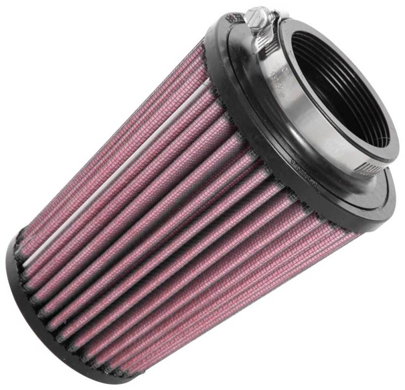 K&N Universal Rubber Filter 2-1/2in Flg / 4-1/2in OD B / 3-1/2in OD T / 6in H - Black Top-thumbmail-2