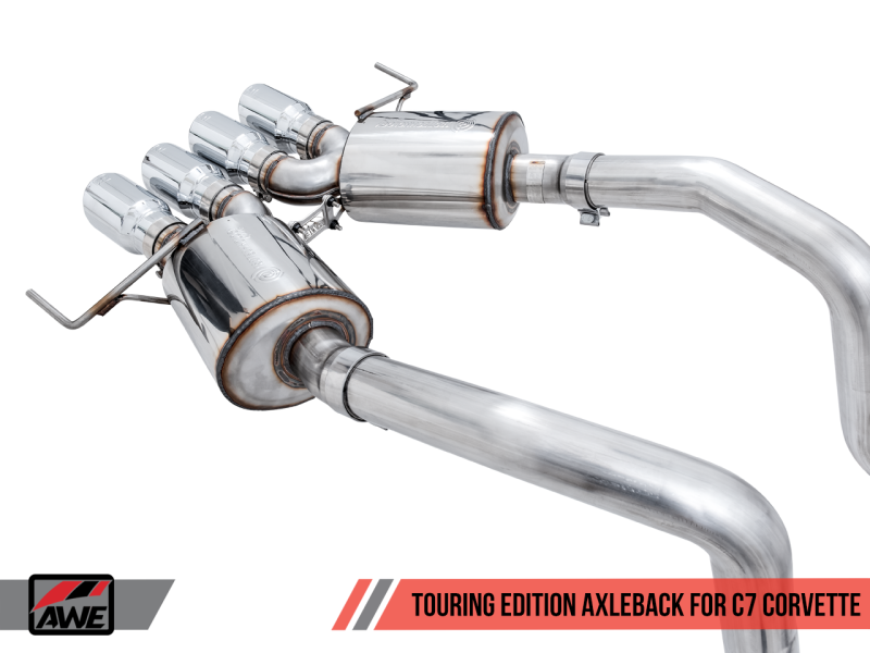 AWE Tuning 14-19 Chevy Corvette C7 Z06/ZR1 (w/o AFM) Touring Edition Axle-Back Exhaust w/Chrome Tips-thumbmail-6