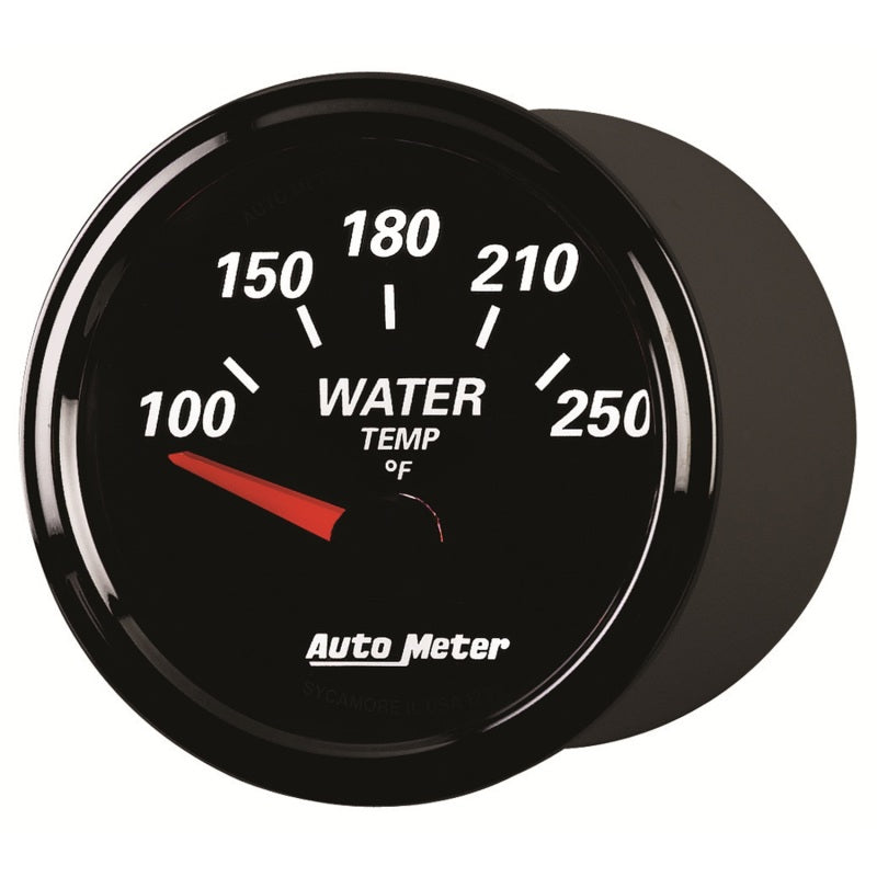 Autometer Designer Black II 52mm 250 Deg F Water Temp Gauge-thumbmail-3