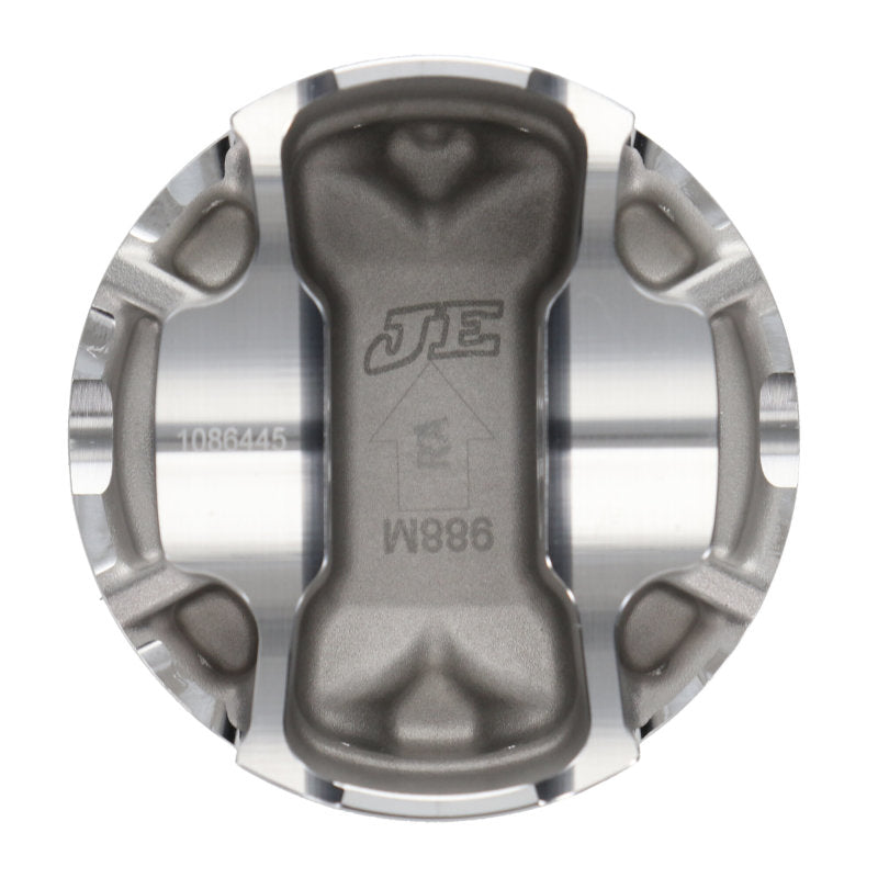 JE Pistons Nissan VR30DDTT 86mm Bore 10.2:1 CR -3cc Dish - Set of 6-thumbmail-7