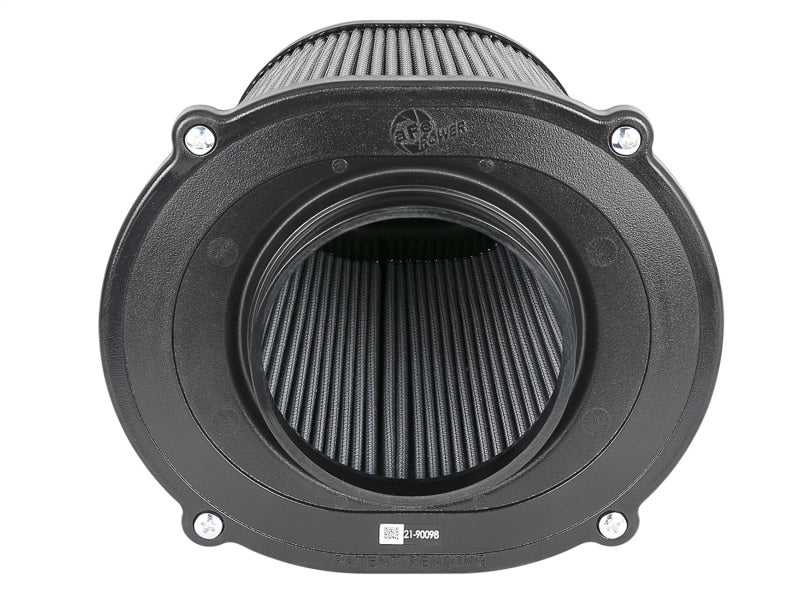 aFe Quantum Pro DRY S Air Filter Flat Top - 5in Flange x 9in Height-thumbmail-9