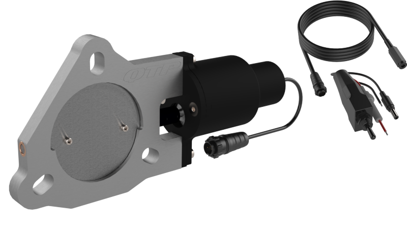 QTP 3in Bolt-On QTEC Electric Cutout Valve - Single-thumbmail-2