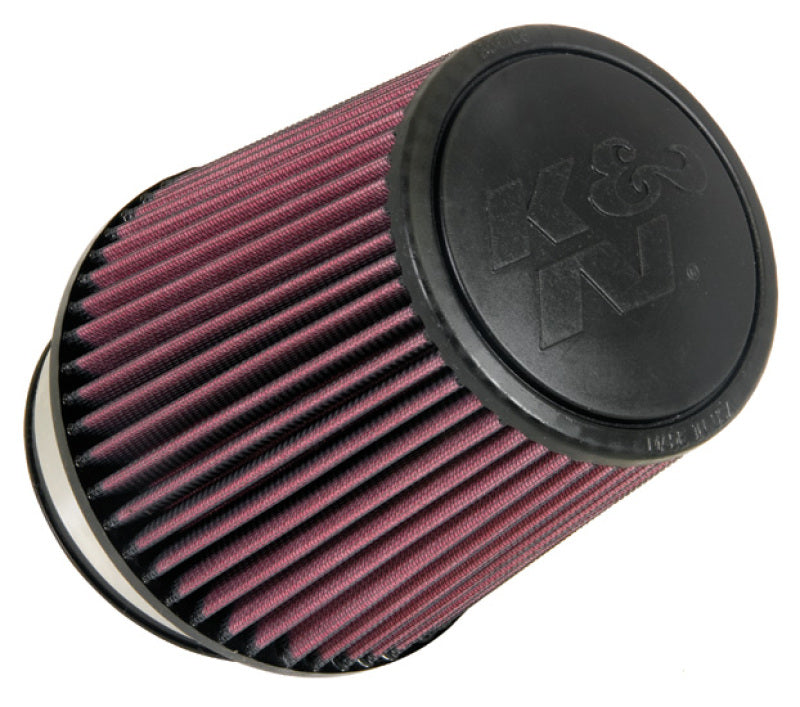 K&N Univ Rubber Round Tapered Filter 4.375in Flg ID/10 Deg Flg Angle 6in B OD/4.625in T OD/6.5in H-thumbmail-2