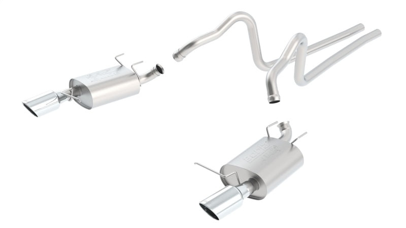 Borla 11-12 Ford Mustang 3.7L AT/MT RWD 2dr ATAK SS Catback Exhaust-thumbmail-2