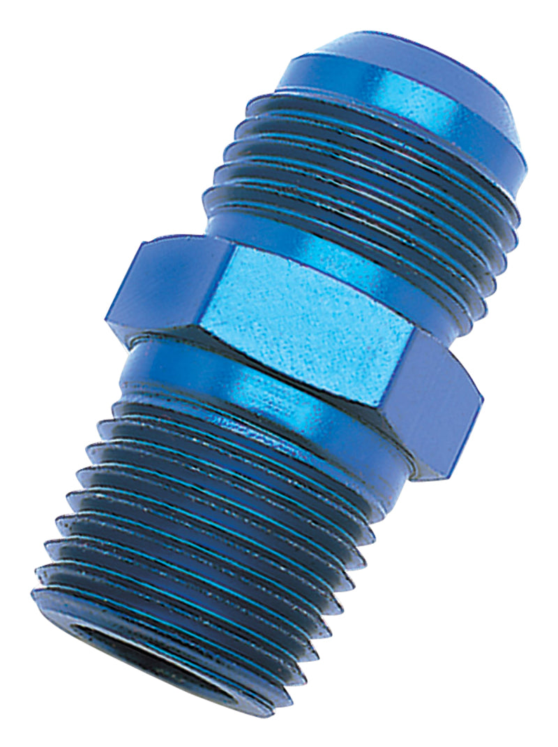 Russell Performance -16 AN to 1in NPT Straight Flare to Pipe (Blue)-thumbmail-3
