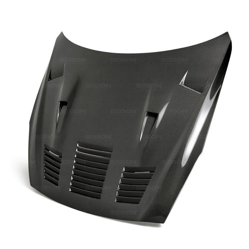 Seibon 2017-2018 Nissan GTR R35 GTII-Style Carbon Fiber Hood-thumbmail-4
