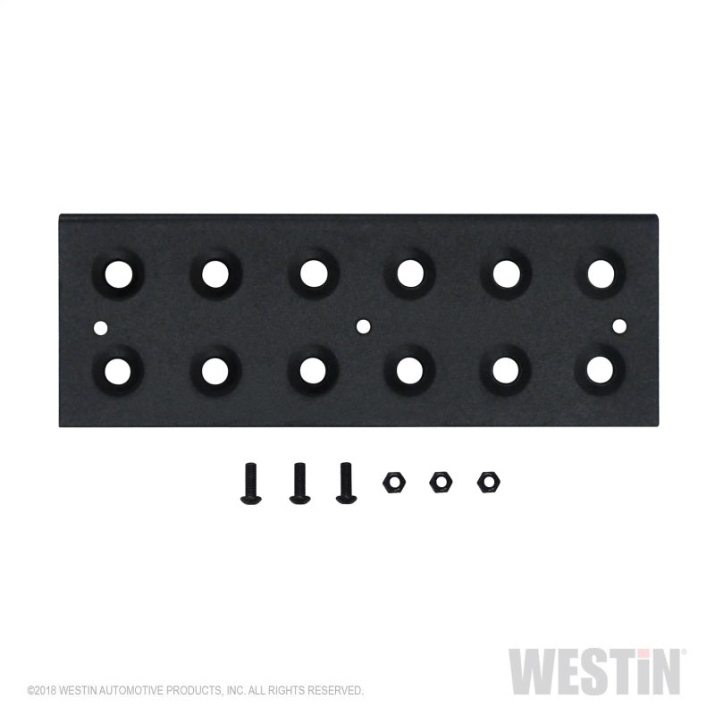 Westin Replacement service kit includes 11 inch die stamped step pad and fasteners - Black-thumbmail-2