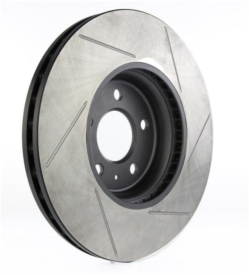StopTech 09-10 Audi A4 / 08-10 A5 / 10 Audi S4 Front Right Slotted Rotor-thumbmail-7