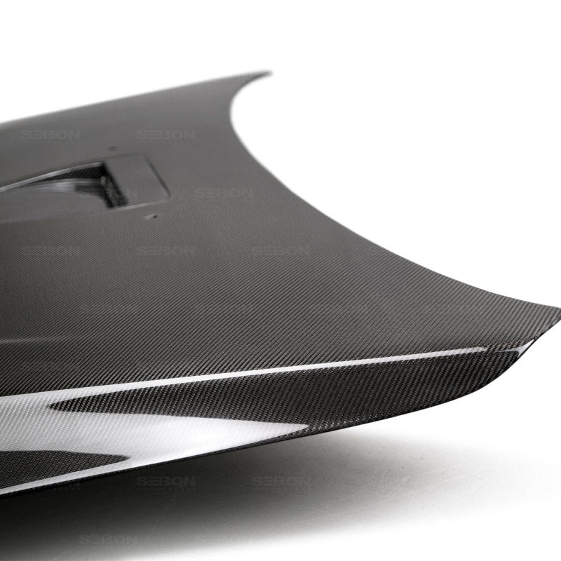 Seibon 08-12 Mitsubishi Evo X OEM style Carbon Fiber Hood-thumbmail-8