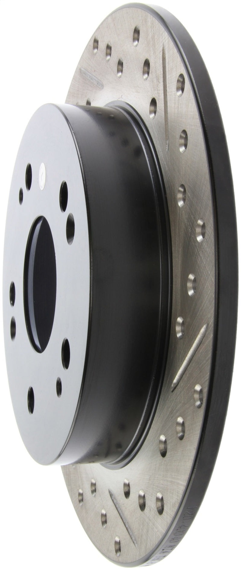 StopTech 06-09 Honda Civic Ex/Si Slotted & Drilled Left Rear Rotor-thumbmail-8