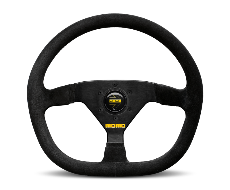 Momo MOD88 Steering Wheel 350 mm -  Black Suede/Black Spokes-thumbmail-1