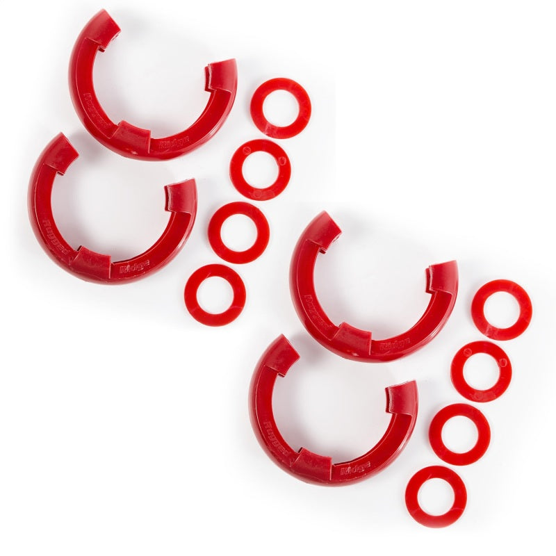 Rugged Ridge 3/4in Red D-Ring Isolator Kit-thumbmail-2