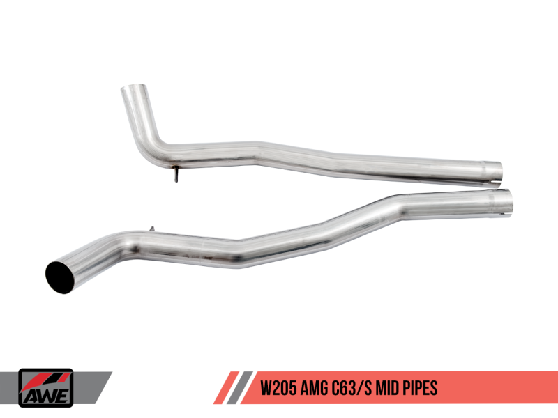AWE Tuning Mercedes-Benz W205 AMG C63/S Coupe Track Edition Exhaust System (no tips)-thumbmail-11