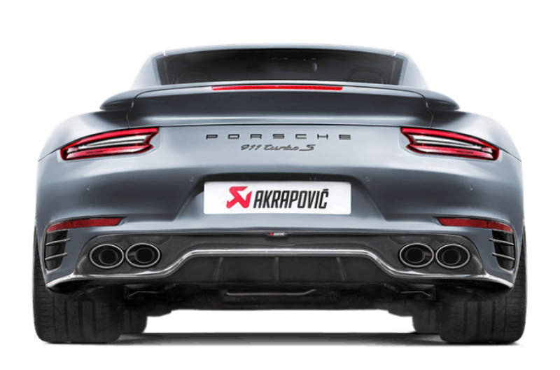 Akrapovic 16-17 Porsche 911 Turbo/Turbo S (991.2) Rear Carbon Fiber Diffuser - High Gloss-thumbmail-3