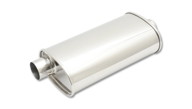 Vibrant StreetPower Oval Muff 5in x 9in x 15in long body 3in inlet I.D. x 3in outlet Offset-Center-thumbmail-2