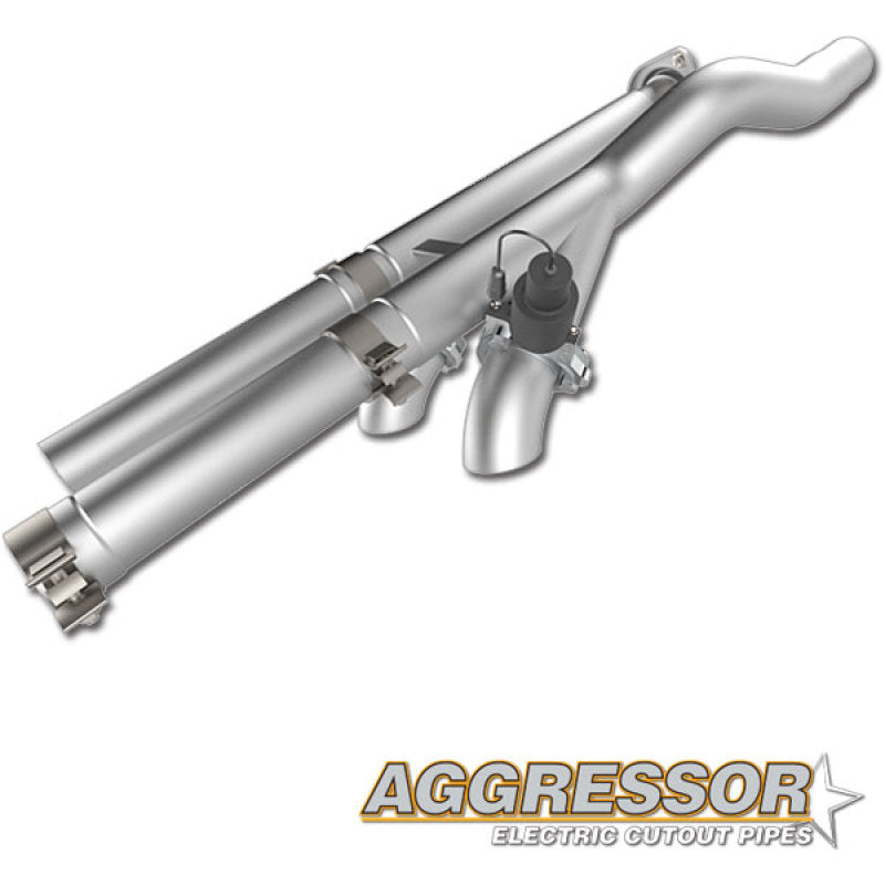 QTP 17-18 Ford Raptor EC/CC 2.5in 304SS Aggressor Cutout Dual Mid Pipes-thumbmail-3