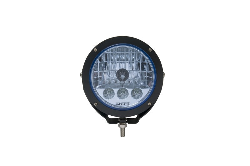 Putco HID Off Road Lamp w/3 LED DayTime Running Lights - 6in Black Housing w/ Blue Tinted Lens-thumbmail-2