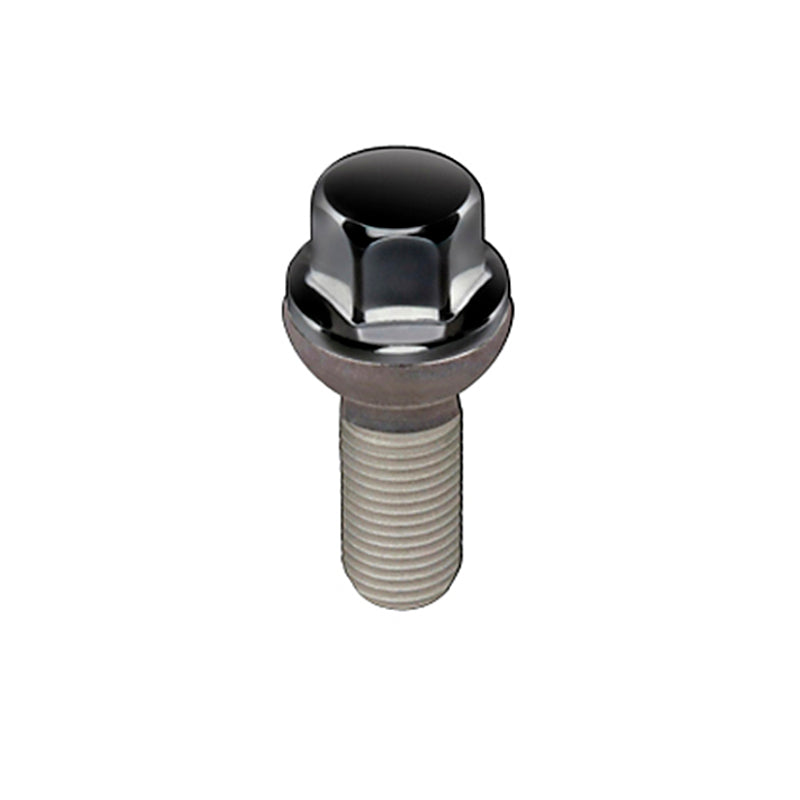 McGard Hex Lug Bolt (Radius Seat) M14X1.5 / 17mm Hex / 35.4mm Shank Length (Box of 50) - Black-thumbmail-2