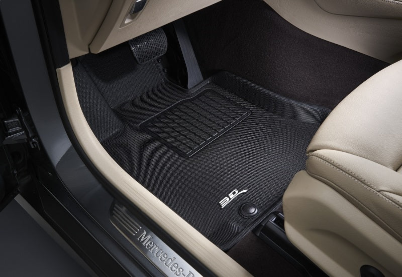 3D MAXpider 2015-2019 Genesis/Hyundai G80/Genesis Sedan Kagu 1st Row Floormat - Black-thumbmail-3