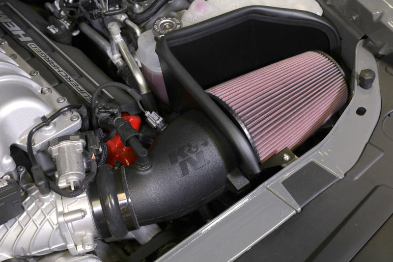 K&N 2018 Dodge Challenger Demon V8-6.2L F/I Aircharger Performance Intake-thumbmail-4