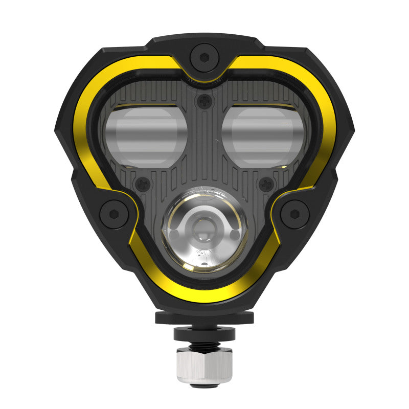 KC HiLiTES FLEX ERA 3 Dual Mode SAE Fog Light - Single Light Master Kit (w/Clear + Yellow Lens)-thumbmail-11