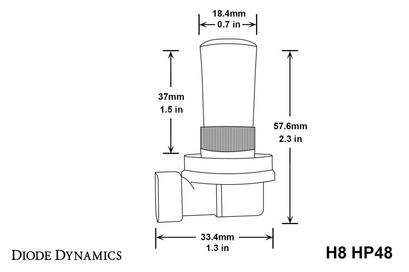 Diode Dynamics H8 HP48 LED - Cool - White (Pair)-thumbmail-3