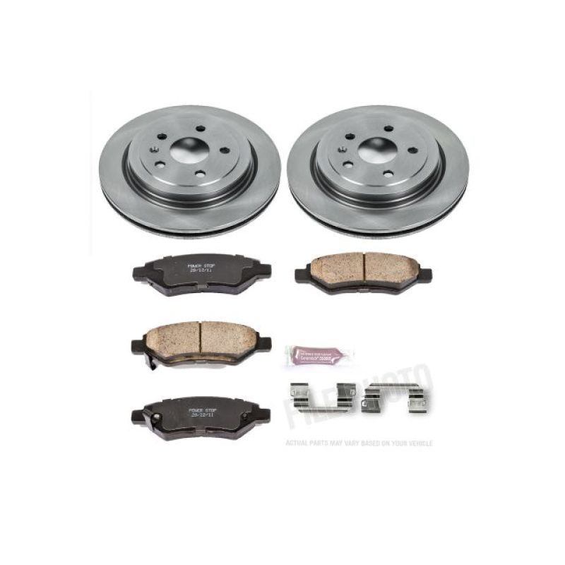 Power Stop 08-14 Cadillac CTS Rear Autospecialty Brake Kit-thumbmail-1