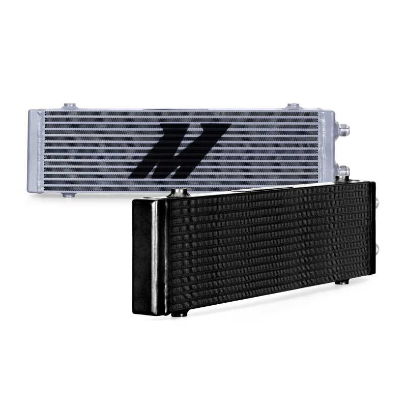 Mishimoto Universal Large Bar and Plate Dual Pass Silver Oil Cooler-thumbmail-1