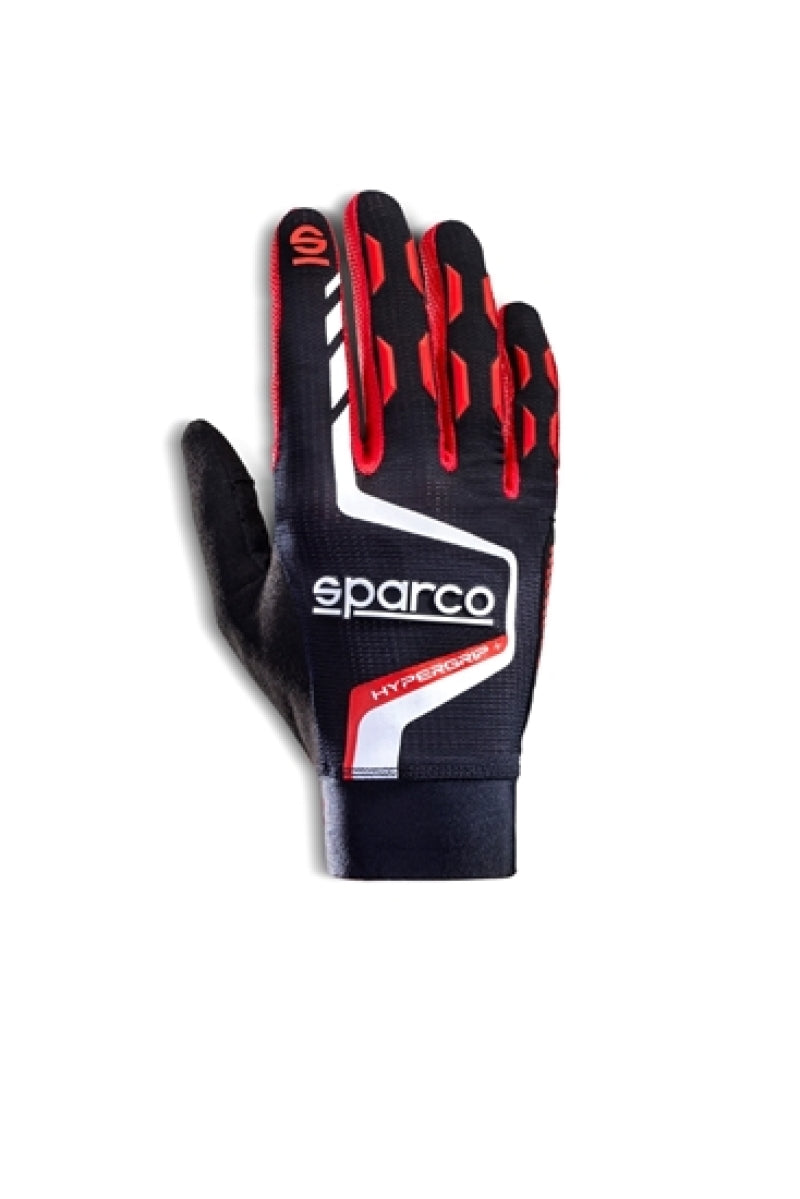 Sparco Gloves Hypergrip+ 09 Black/Red-thumbmail-2