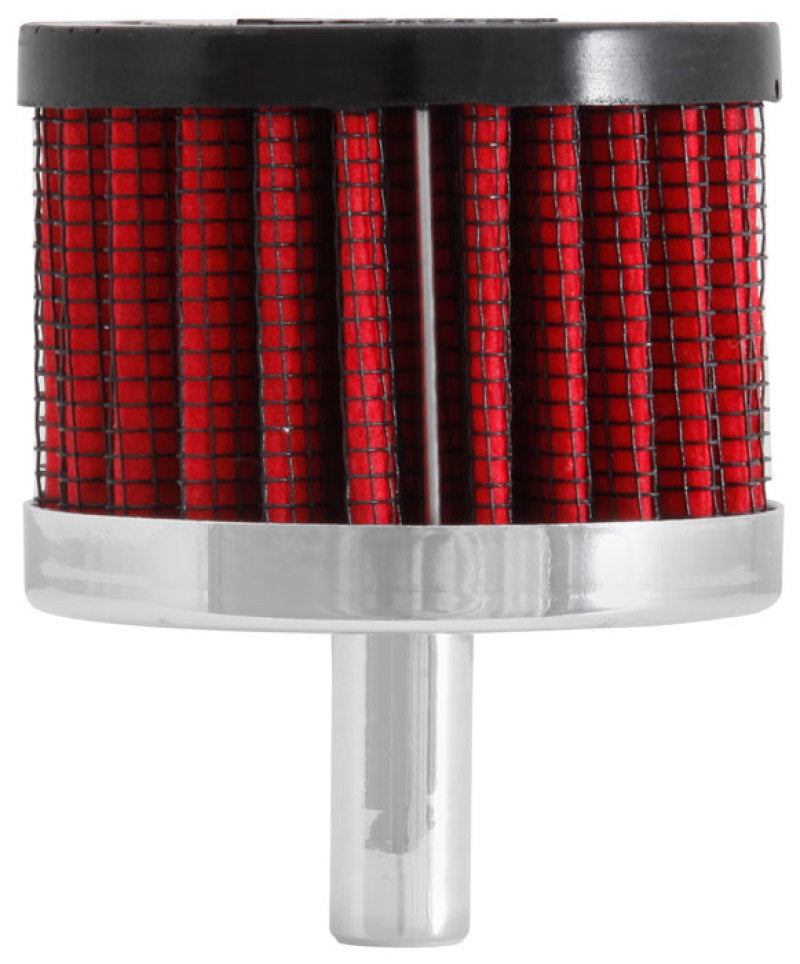 K&N Steel Base Crankcase Vent Filter 0.375in Vent OD x 2in OD x 1.5in Height-thumbmail-11