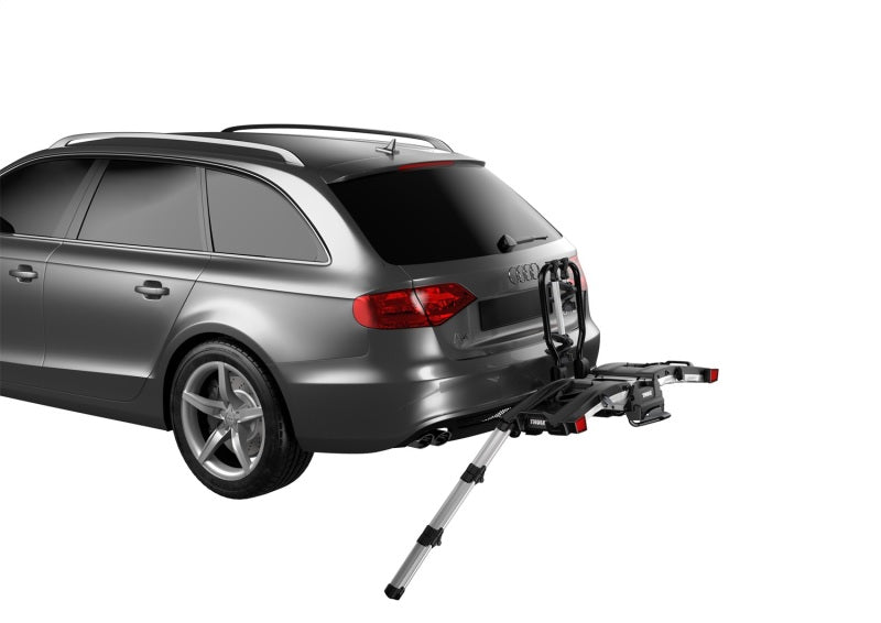 Thule EasyFold XT 2 - Fully Foldable Platform Hitch Bike Rack (Up to 2 Bikes) - Black/Silver-thumbmail-7