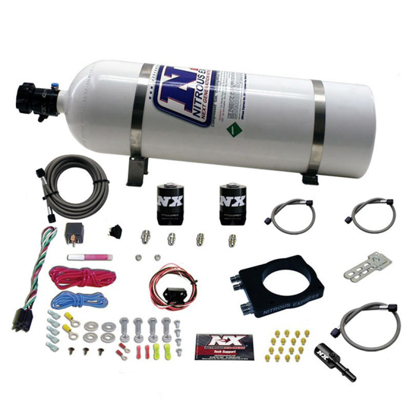 Nitrous Express Dodge Hemi Nitrous Plate Kit (50-400HP) w/15lb Bottle-thumbmail-2
