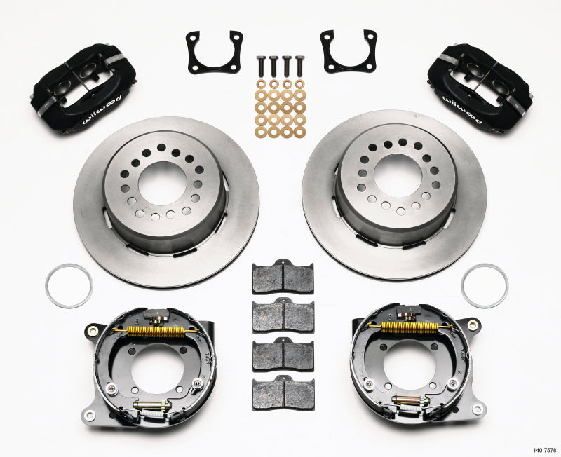 Wilwood Forged Dynalite P/S Park Brake Kit Chevy 12 Bolt-Spec 3.15in Brng-thumbmail-1