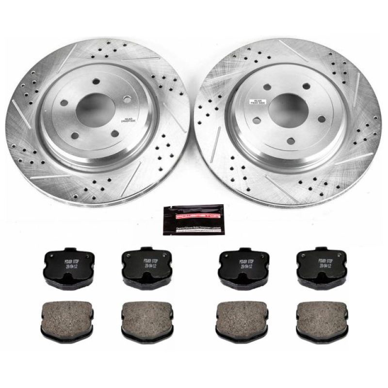 Power Stop 06-13 Chevrolet Corvette Rear Z23 Evolution Sport Brake Kit-thumbmail-1