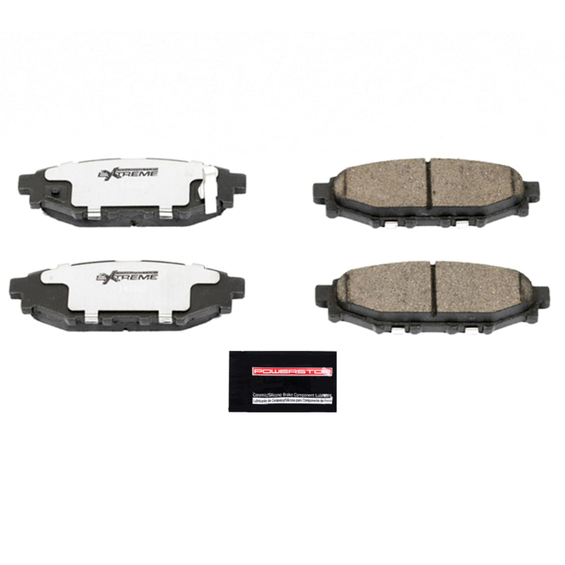 Power Stop 13-16 Subaru BRZ Rear Z26 Extreme Street Brake Pads w/Hardware-thumbmail-2