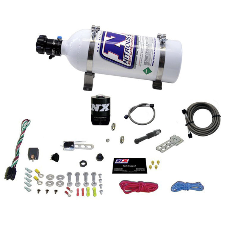Nitrous Express Dry EFI Single Nozzle Nitrous Kit (35-150HP) w/5lb Bottle-thumbmail-2