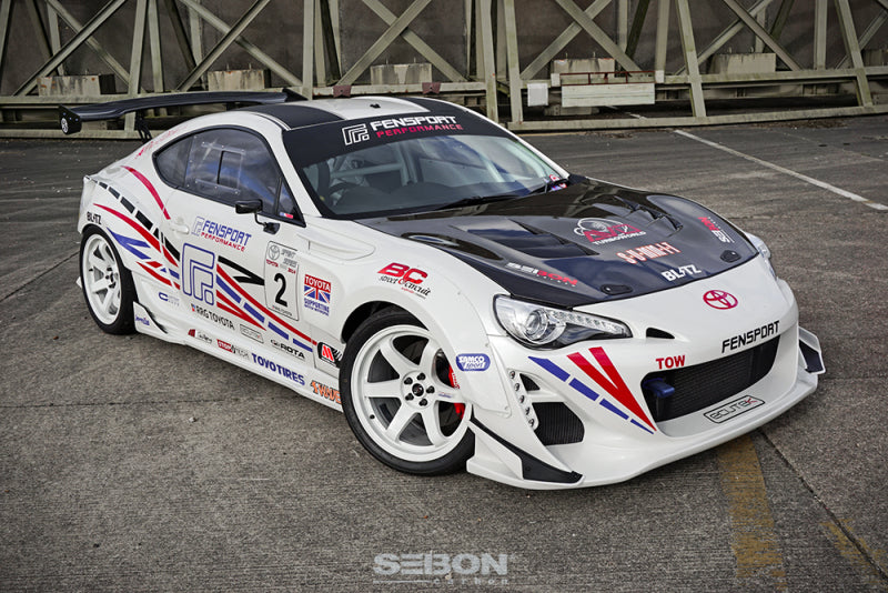 Seibon 12-13 BRZ/FRS TS Style Carbon Fiber Hood-thumbmail-4