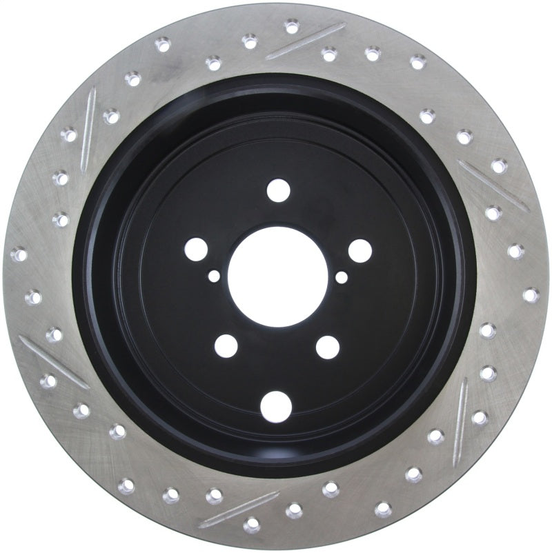 StopTech 08-10 Impreza WRX (Exc STi)/08-10 Impreza Coupe/Sedan Slotted & Drilled Left Rear Rotor-thumbmail-8