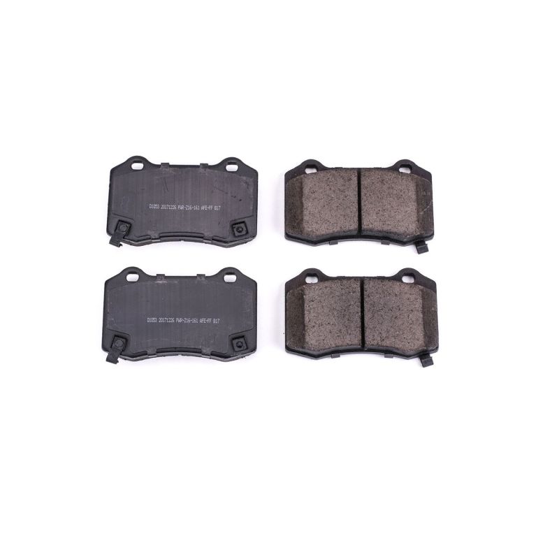 Power Stop 04-07 Cadillac CTS Rear Z16 Evolution Ceramic Brake Pads-thumbmail-1
