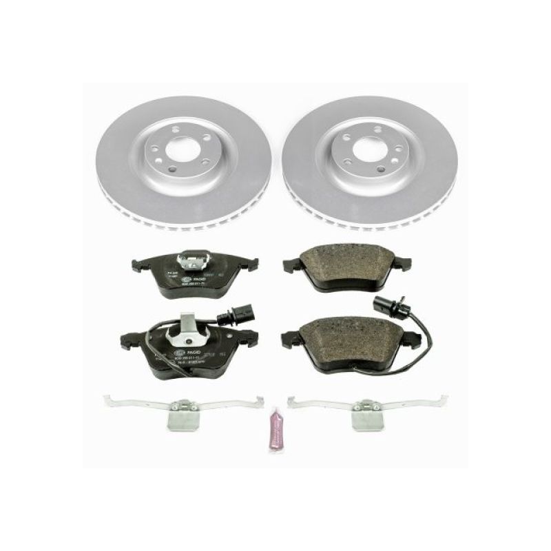 Power Stop 04-09 Audi S4 Front Euro-Stop Brake Kit-thumbmail-1