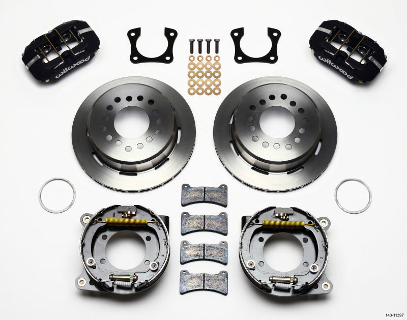 Wilwood Dynapro Low-Profile 11.00in P-Brake Kit 58-64 Olds/Pontiac Ends 2.81in Offset-thumbmail-1