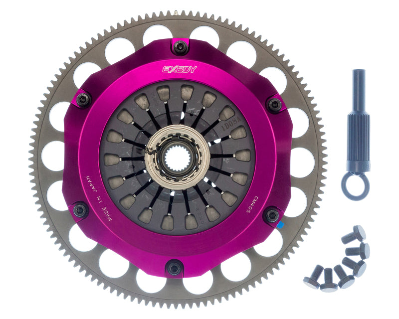 Exedy 1993-1995 Mazda RX-7 R2 Hyper Compe-R Twin Cerametallic Clutch Rigid Center Disc Pull Type-thumbmail-5