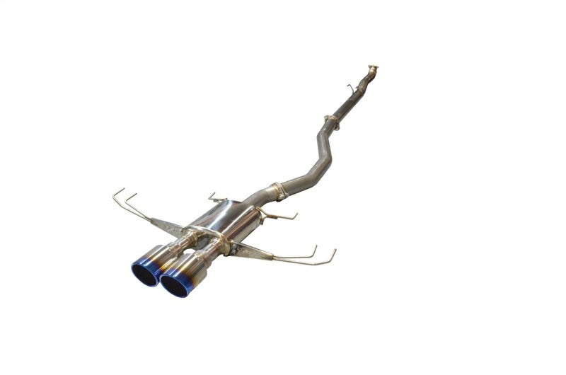 Injen 17-19 Honda Civic Type-R 3in SS Cat-Back Exhaust w/ Dual Burnt Titanium Tips-thumbmail-2