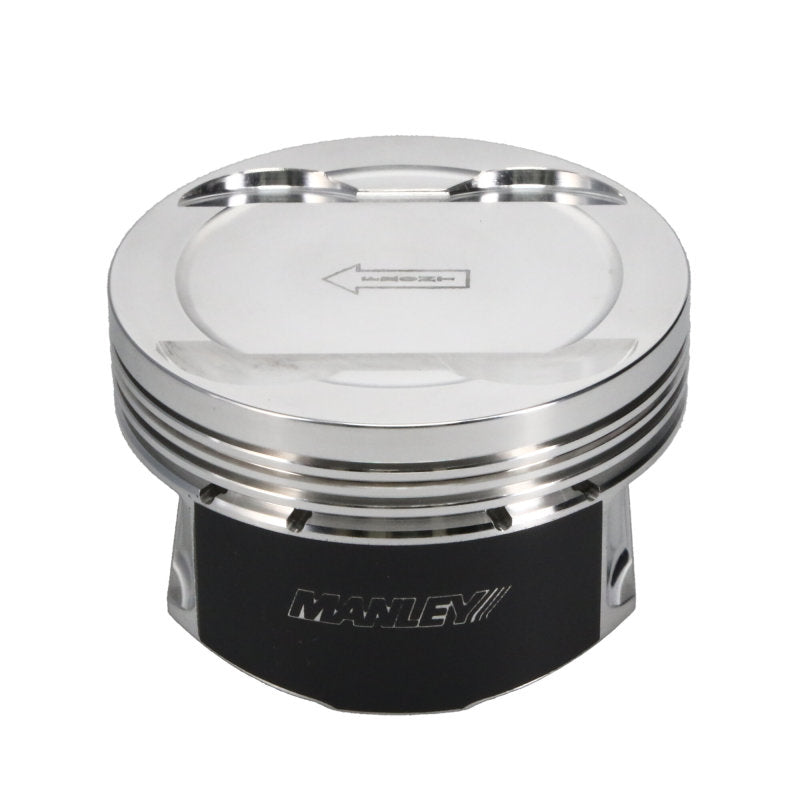 Manley Ford 3.7L Cyclone 3.770in Bore +2.0cc Coated Dome Platinum Series Pistons-thumbmail-8