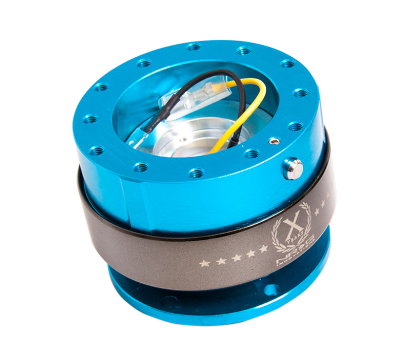 NRG Quick Release Gen 2.0 - New Blue Body / Titanium Chrome Ring-thumbmail-3