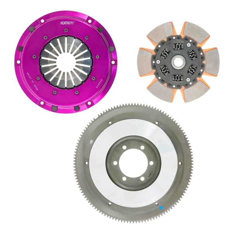 Exedy 1986-1989 Mazda RX-7 R2 Hyper Single Clutch Sprung Center Disc Push Type Cover-thumbmail-2